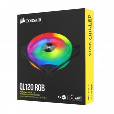 Вентилятор Corsair, iCUE QL120 RGB, 12cm (Single Pack) 