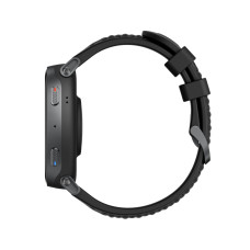 Смарт часы, Amazfit, Active Max A2557, Дисплей 1.32" AMOLED, Разрешение 466x466, Яркость до 2000 нит, Стекло закаленное с антибликовым покрытием, Водонепроницаемость (5 АТМ), Пятиспутниковое позиционирование, Батарея 270 мАч, Черный силиконовый ремеш