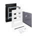 Щит встраиваемый, Legrand, 137558 Practibox S, 3х18 IP40 Дымчатая дверь