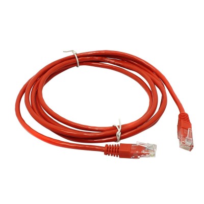 Патч-корд Cablexpert PP6U-1M/R, красный Cable Patch cord UTP 6e-Cat 1 m