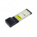 Карта расширения ExpressCard/34mm, Espada (Sedna) eSATAp adapter SE-EC-PESATA-1, Power Over eSATA  USB combo