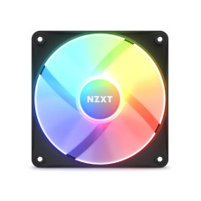 Кулер для компьютерного корпуса, NZXT, F120 RGB Core, RF-C12SF-B1, RGB LED, 500-1800 об/мин, 78.86 CFM, 33.88 dB(A), 4-pin PWM, 120 x 120 x 26мм, Черный