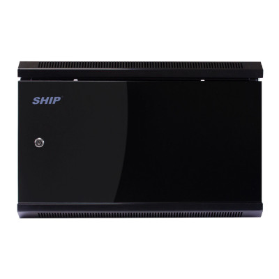 Шкаф коммуникационный настенный, SHIP, VP5409.100, VP серия, 19'' 9U, 570*450*500 мм, Ш*Г*В, IP20, Чёрный