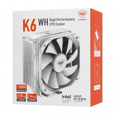 Система охлаждения PCCooler K6 WH, white 