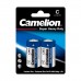 Батарейки Camelion C (R14P-BP2B) super heavy duty, комплект - 2 штуки