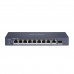 Сетевой коммутатор Hikvision DS-3E0510HP-E Switch 8 port 10/100/1000M 2xGE Hi-PoE, 1xGE RJ45, 1xSFP, PoE 110W