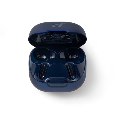 Наушники, soundcore, Liberty 4 NC (A3947G31), Bluetooth 5.3, LDAC, TWS, 11мм, Adaptive ANC 2.0, до 50 часов, IPX4, Синий
