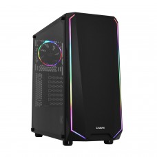 Корпус ATX midi tower Zalman K1 Rev.B, (без БП), Черный 