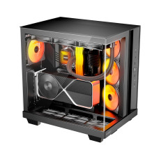 Компьютерный корпус, Bequiet!, Light Base 500 LX Black, BGW85, ATX / M-ATX / Mini-ITX, 1*3.5"/2*2.5", 1 / 2, Вентилятор 4*120см, Высота кулера до 185 мм, Длина VGA до 400 мм, 432х305х436 мм, Без Б/П, Черный