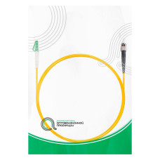Патч корд оптоволоконный,, LC/APC-ST/UPC SM 9/125 Simplex 2.0мм 1 м, LSZH