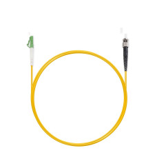 Патч корд оптоволоконный,, LC/APC-ST/UPC SM 9/125 Simplex 2.0мм 1 м, LSZH