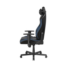 Игровое компьютерное кресло, DX Racer, GC/LHE23LTALTC/NI, Hammer series, Рекомендуемый рост: до 190 см, Рекомендуемый вес: до 115 кг, Эко-кожа, Угол наклона до 135°, 3D подлокотники, Нейлоновая основа кресла, Механизм качания: топ-ган, Черно-синий
