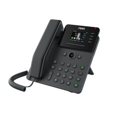 IP-телефон, Fanvil, V61W, 4 линии SIP, Wi-Fi 2,4G/5G, 2xGE PoE, цветной экран 320x240, конференц-связь на 6 участников, 12 клавиш DSS, блок питания в комплекте