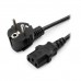 Кабель питания, Cablexpert PC-186-1-10M, 10м, Черный Cable power, Schuko - C13, black Кабель питания, Cablexpert PC-186-1-10M, 10м, Черный Cable power, Schuko - C13, black
