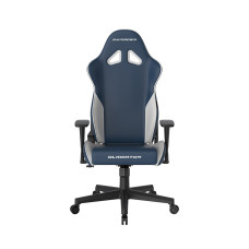 Игровое компьютерное кресло, DX Racer, GC/LGN23LTCLTA/IW, Gladiator series, Рекомендуемый рост: до 190 см, Рекомендуемый вес: до 115 кг, Эко-кожа, Угол наклона до 135°, 3D подлокотники, Нейлоновая основа кресла, Механизм качания: топ-ган, Сине-белый