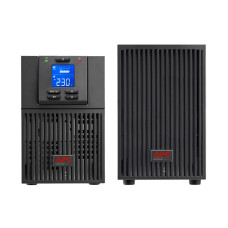 Источник бесперебойного питания, APC, Easy UPS SRV1KIL, Комплект: SRVPM1KIL-1шт, SRV36BP-9A-1шт, Онлайн, Мощность 1000ВА/800Вт, Напольный, 230В, Вых: 3x IEC C13, Intelligent Card Slot, LCD, Extended runtime, Чёрный