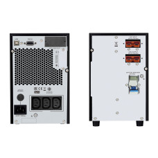 Источник бесперебойного питания, APC, Easy UPS SRV1KIL, Комплект: SRVPM1KIL-1шт, SRV36BP-9A-1шт, Онлайн, Мощность 1000ВА/800Вт, Напольный, 230В, Вых: 3x IEC C13, Intelligent Card Slot, LCD, Extended runtime, Чёрный