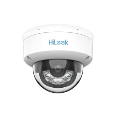 IP Видеокамера, HiLook, IPC-D129HA-LU, Купольная, 2 МП обнаружения людей и транспорта, умный гибридный свет до 20м, сжатия H.265+, встроенный микрофон, IP67