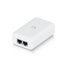 PoE адаптер, Ubiquiti, U-PoE+, PoE Injector 48VDC 30W Gbit, 802.3af,802.3at, 10/100/1000Mbps Ethernet, 100-240V AC