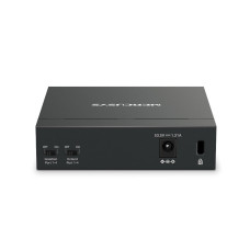 Коммутатор, Mercusys, MS105GP, Миниатюрный, 5 портов 10/100/1000M RJ45 (4 портов PoE+ 802/3af/at 65W, 250м), Auto-MDI/MDIX