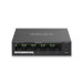 Коммутатор, Mercusys, MS105GP, Миниатюрный, 5 портов 10/100/1000M RJ45 (4 портов PoE+ 802/3af/at 65W, 250м), Auto-MDI/MDIX