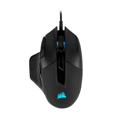 Мышь Corsair, Nightsword RGB, Optical, 18000 dpi, USB, Черный Mouse 10 button, 1.8m cable, black, [CH-9306011-EU]