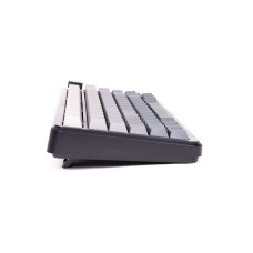 Клавиатура, Ajazz, AK820/MAX/Magnetic/Grey, AK820 Max, Игровая, Механическая, 75%, Magnetic Switches, Проводная, USB, Подсветка RGB, Анг/Рус, Серый