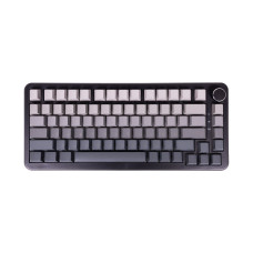 Клавиатура, Ajazz, AK820/MAX/Magnetic/Grey, AK820 Max, Игровая, Механическая, 75%, Magnetic Switches, Проводная, USB, Подсветка RGB, Анг/Рус, Серый