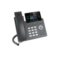 IP телефон, Grandstream, GRP2612W,4 SIP аккаунта, 4 линии, цветной LCD, PoE, 16 virtualBLF, Wi-Fi, без блока питания