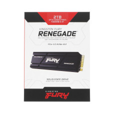 Твердотельный накопитель SSD, Kingston, FURY Renegade SFYRDK/2000G, 2000 GB, M.2 NVMe PCIe 4.0, 7300/7000 Мб/с HeatSink Твердотельный накопитель SSD, Kingston, FURY Renegade SFYRDK/2000G, 2000 GB, M.2 NVMe PCIe 4.0, 7300/7000 Мб/с HeatSink