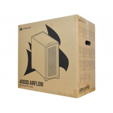 Корпус ATX midi tower Corsair, 4000D Airflow CC-9011201-WW, (без БП), Белый 