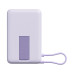 Портативный внешний аккумулятор, Xiaom, Magnetic Power Bank 10000 with Built-in Stand Purple, WPB1007Z/BHR08PAGL, 10000мА·ч (37Вт·ч), 33Вт, 210г, 108,8 68,9 20,25мм, Пурпурный
