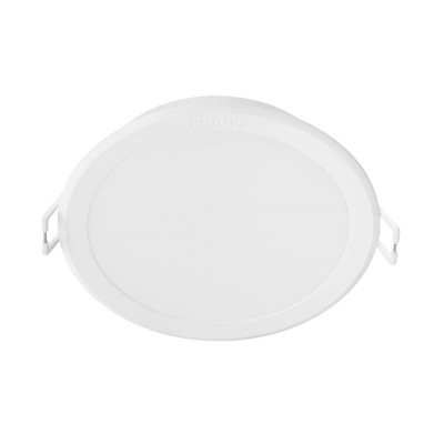 Светильник, Philips, 59444 080-5.5W-430lm-6500K-WH-recessed LED, MESON, Диаметр врезного отверстия 80мм, Мощность 5.5Вт, Световой поток 430Лм, Температура 6500К, Холодный, Цвет корпуса белый, Встраиваемый светодиод