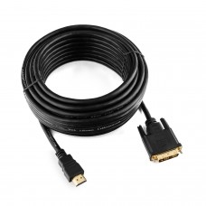 Кабель SVGA, Cablexpert CC-HDMI-DVI-10MC, 10м 