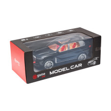 Радиоуправляемая машина, X-Game, 80700B, 1:16, Model Car, Пластик, Длина 28 см, Включающиеся фары, Оригинальный дизайн, 27MHz, Чёрная