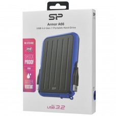 Внешний жесткий диск Silicon Power A66, SP040TBPHD66LS3B, 4 TB, blue 