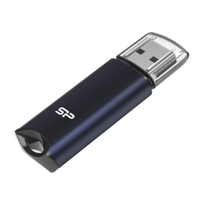 Флешка USB Silicon Power, Marvel M02, SP128GBUF3M02V1B, 128GB, Синий flash USB 3.2, blue