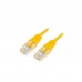 Патч-корд Cablexpert PP6U-0.25M/Y, жёлтый Cable Patch cord UTP 6-Cat 0.25 m