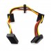 Конвертер SATA x Sata power Cable internal for 4 HDD, Cablexpert CC-SATAMF-03