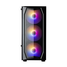 Компьютерный корпус, Zalman, N4 Rev.1, Mid Tower, ATX/mATX/Mini-ITX, USB 3.01/USB 2.02, HD Audio/Mic, 3*120/140 мм с RGB LED подсветкой, Высота процессорного кулера до 163 мм, Длина видеокарты до 315 мм, Количество отсеков 2*3.5"/2*2.5", размеры