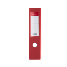 Папка-регистратор с арочным механизмом, Deluxe, Office 3-RD24 (3" RED), А4, 70 мм, 1200 мкм. (2 мм.), PVC/PVC, Разборная, красный