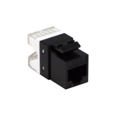Модуль для информационной розетки, SHIP, M255-1, Cat.6, RJ-45, UTP, Чёрный
