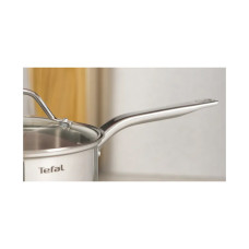 Набор посуды, Tefal, Intuition B864S674, 6 предметов, Нержавеющая сталь, Фиксированные ручки, Совместимость со всеми типами плит, Стальной