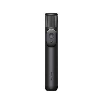 Трипод для селфи, Xiaomi, Selfie Stick Tripod Mini, BHR083KGL/XMZJZPG02YM, 3-в-1 селфи-штатив/трипод с Bluetooth пультом, Выдвижной штангой до 520 мм (20,47"), Вес ~155 г, Складные ножки, Вращающийся держатель для телефона, Чёрный