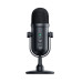 Микрофон, Razer, Seiren V2 Pro, RZ19-04040100-R3M1, кардиоидный микрофон, диапазон частот от 20Гц до 20кГц, чувствительность -34дБ (1В/Па при 1кГц). макс. уровень звукового давления (SPL): 120дБ. операционная система: Windows10, черный