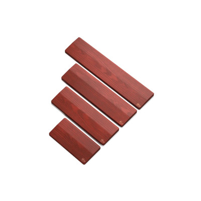 Подставка эргономическая под запястья, Glorious, Wrist Rest Full Size, GV-100-BROWN, 430x100x19, Дерево, Резиновая основа, Коричневый