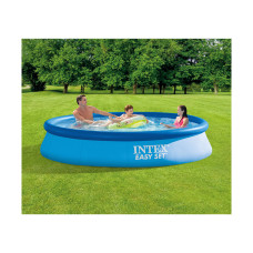 Семейный надувной бассейн Easy Set 366 x 76 см, INTEX, 28130NP, Винил, 5621 л., Голубой, Цветная коробка