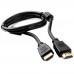 Кабель SVGA, HDMI to HDMI, 1.0m, Cablexpert CCF2-HDMI4-1M Cable black Кабель SVGA, HDMI to HDMI, 1.0m, Cablexpert CCF2-HDMI4-1M Cable black