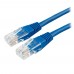 Патч-корд Cablexpert PP10-1M/B, синий Cable Patch cord UTP 5e-Cat 1 m