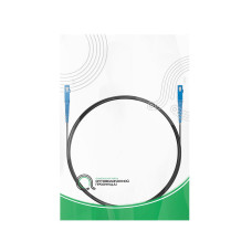 Абонентский FTTH Патч Корд,, SС/UPC-SC/UPC SM 1 м, Для внешней прокладки, Чёрный, LSZH